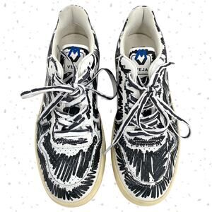 Veja X Marni Graffiti Sneakers Sharpie Scribble Shoes Size 8